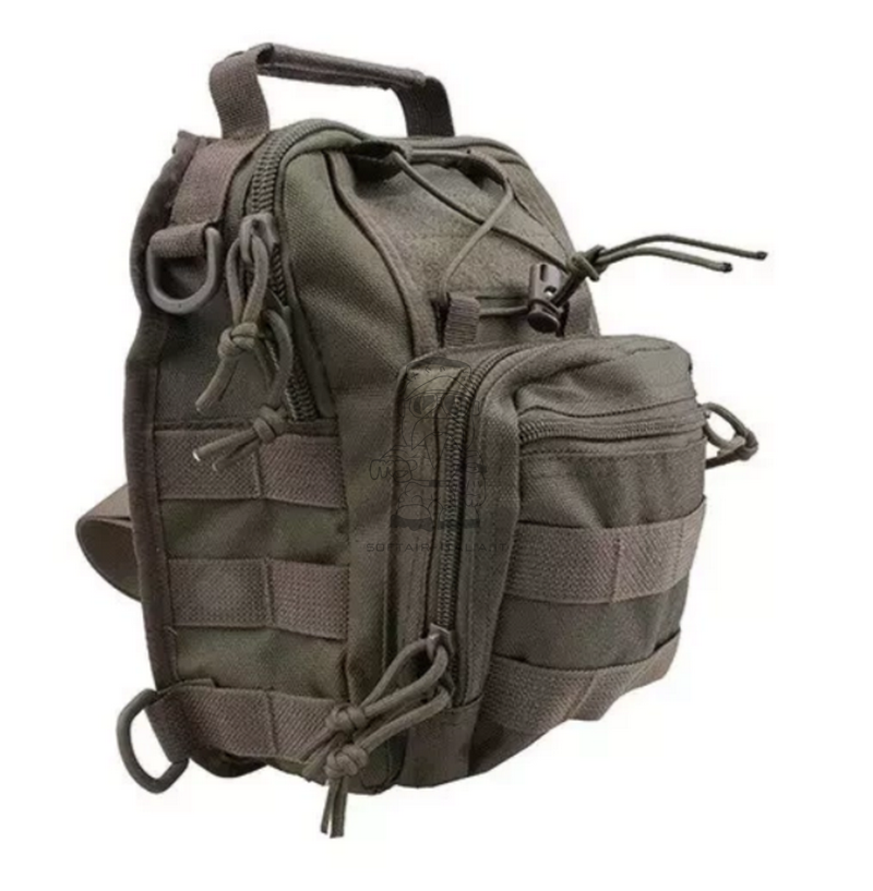 Shoulder OD Tactical Bag Zainetto da Spalla 260 x 200 x 70mm by GFC Tactical