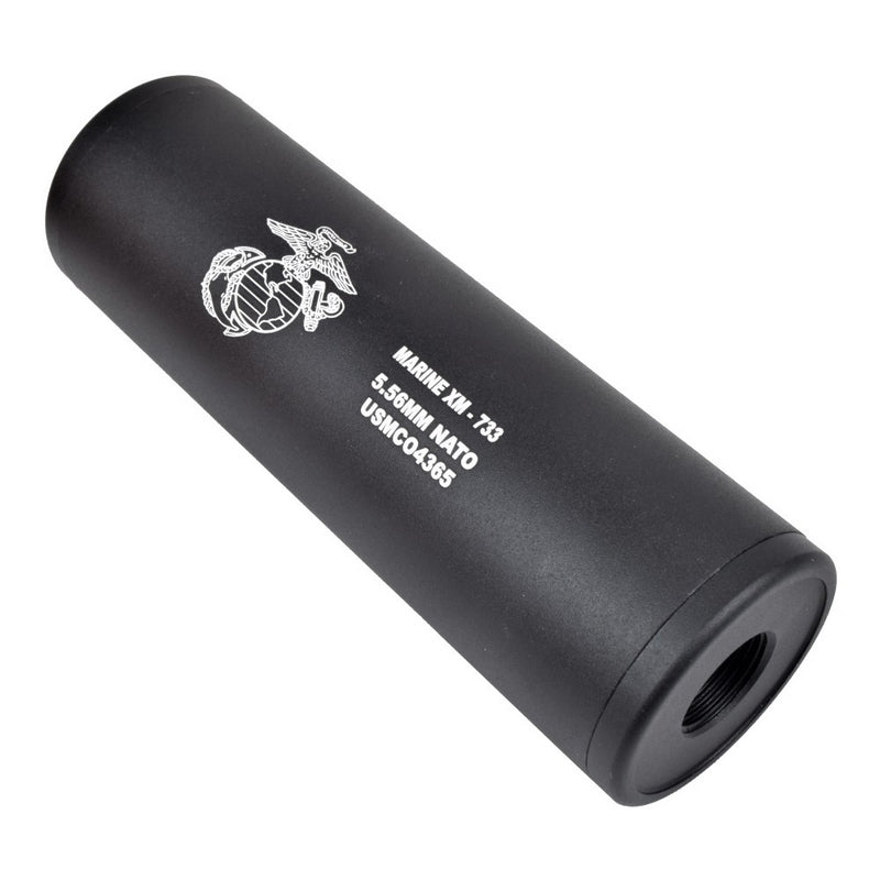 Silenziatore - Suppressor USMC Marine XM Universale Double Thread 110 x 35mm. by Cyma