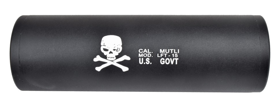 Silenziatore - Suppressor U.S. GOVT Universale Double Thread 110 x 35mm. by Cyma