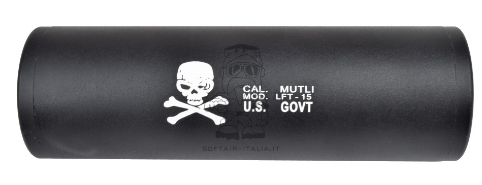 Silenziatore - Suppressor U.S. GOVT Universale Double Thread 110 x 35mm. by Cyma
