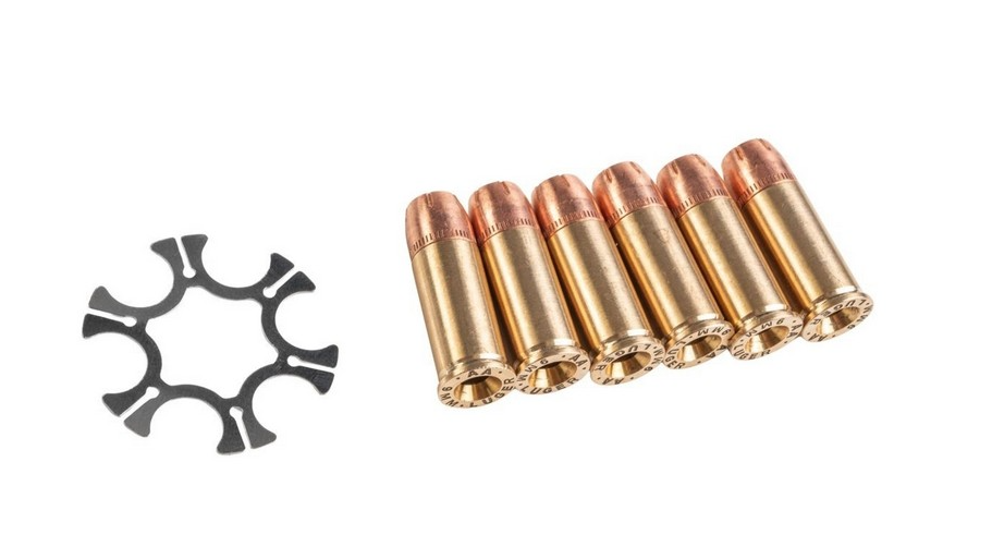 Sky Marshal Co2 Revolver Original 9mm Six Cartridges Kit 6mm w. Moonclip by Korth Ares