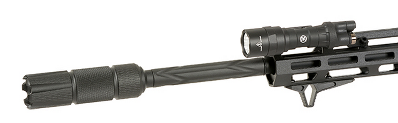 Slong Airsoft Outer Barrel Extension Angled CCW 14 x 116mm by Slong Airsoft