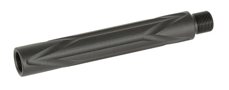 Slong Airsoft Outer Barrel Extension Angled CCW 14 x 116mm by Slong Airsoft