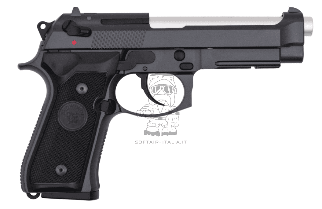 Snow Wolf® M96A1 Full Metal GBB Chrome Barrel Canna Cromata by Snow Wolf®