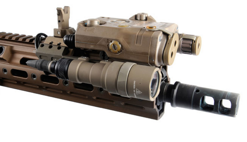Sotac Gear UNT Style Fusion Light Wing Adapter DE Dark Earth For Weapon Light Flashlight Modlite Modbutton by Sotac Gear