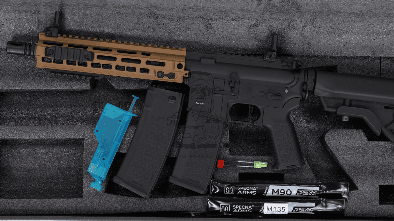 Specna Arms BLDC™ M4 - AR15 SA-P29™ Prime 10.5inch Æther™ Chaos Bronze Crane Stock by Specna Arms