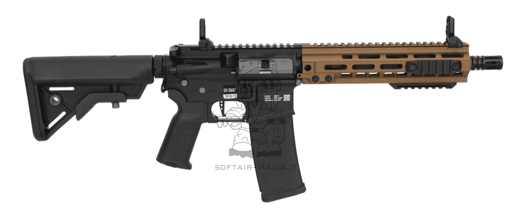 Specna Arms BLDC™ M4 - AR15 SA-P29™ Prime 10.5inch Æther™ Chaos Bronze Crane Stock by Specna Arms