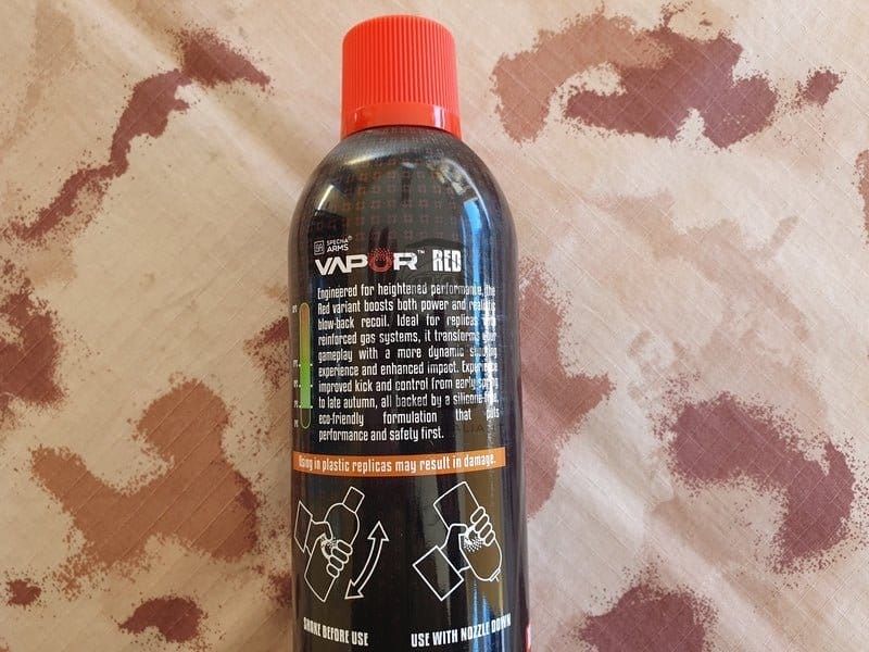 Specna Arms Vapor™ Red 188 PSI - 25° Green Gas 600ml Echo Friendly by Specna Arms