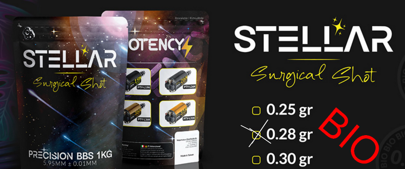 Stellar bb-Pallini Surgical Shot BIO Black 0,28gr. by Potency