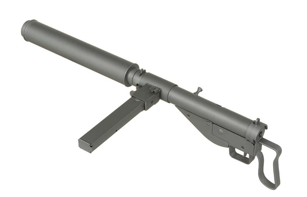 Sten Commando SOE MK2 Pistol Grip Full Steel Grey Version AEG by AGM
