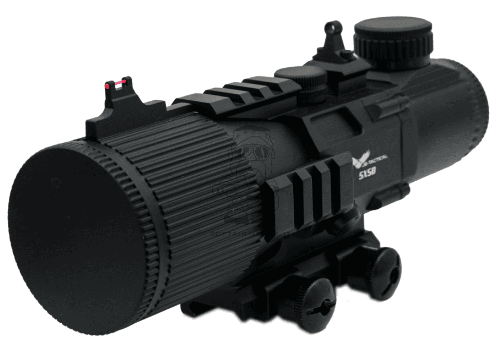 Tactical Scope 5 x 50 Acog Type Shock - Dust & Fog Proof Ottica Fissa 5x by Js Tactical
