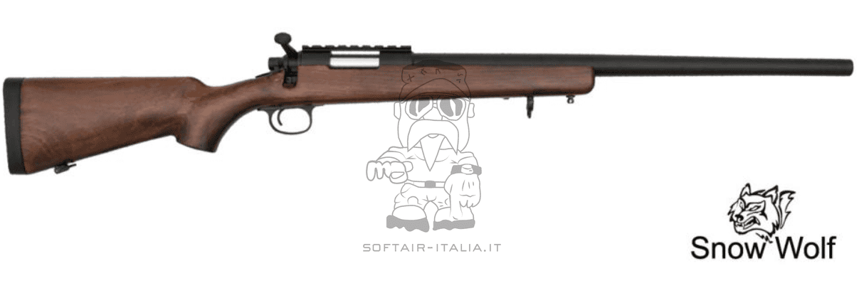 VSR-10 Full Wood & Metal Sniper Spring Bolt Action Rifle a Molla by Snow Wolf