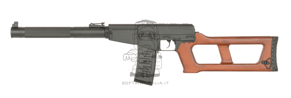 Vintorez VSS Built In Tracer Unit Muzzle Flash Effect AEG Full Wood & Metal by S&T