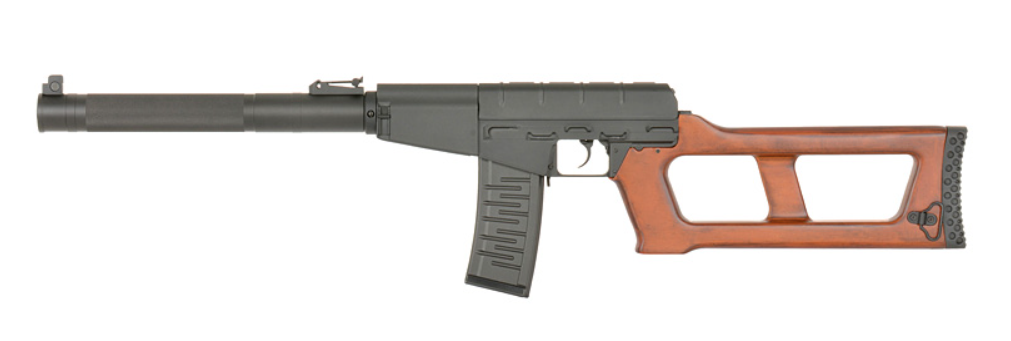 Vintorez VSS Built In Tracer Unit Muzzle Flash Effect AEG Full Wood & Metal by S&T