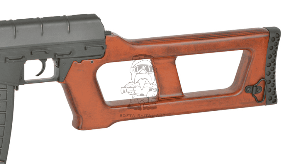 Vintorez VSS Built In Tracer Unit Muzzle Flash Effect AEG Full Wood & Metal by S&T