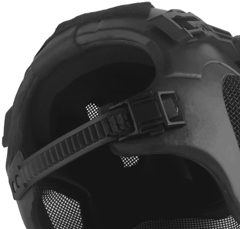 W23 EVA Tactical Helmet Full Protection - NVG Mount & Rails Elmetto Tattico by Wosport