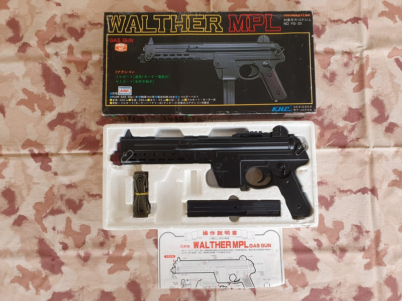 Walther MPL Maschinenpistole SMG Early 80ties Gas Airsoft Replica by KHC
