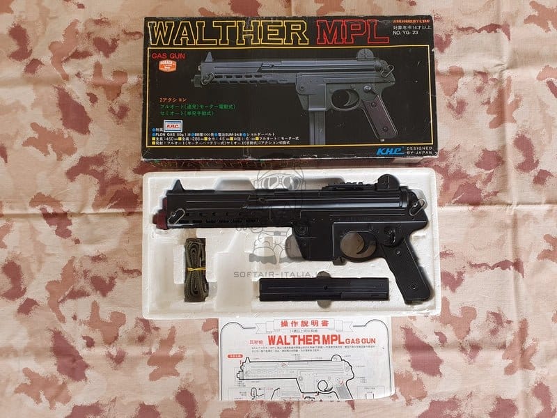 Walther MPL Maschinenpistole SMG Early 80ties Gas Airsoft Replica by KHC