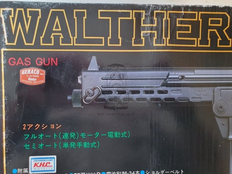 Walther MPL Maschinenpistole SMG Early 80ties Gas Airsoft Replica by KHC