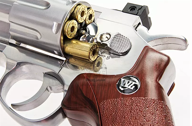 Win Gun 701 Revolver 4" Co2 Silver - Chrome Version by Win Gun