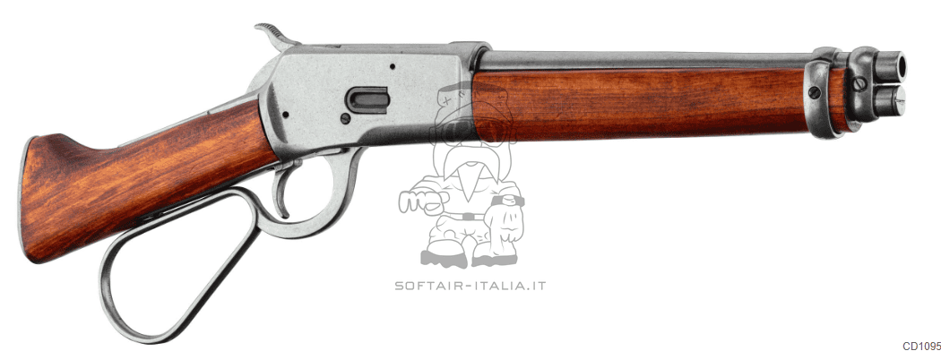 Winchester Mare's Leg M1892 Full Wood & Metal Kever Action Replica Inerte by Denix