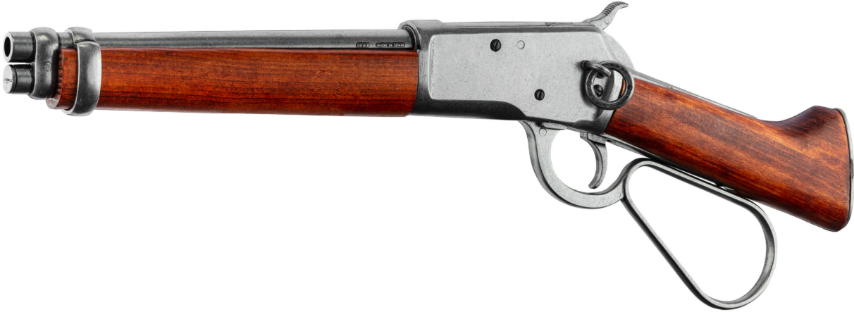 Winchester Mare's Leg M1892 Full Wood & Metal Kever Action Replica Inerte by Denix