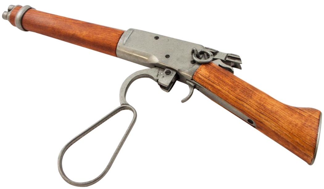 Winchester Mare's Leg M1892 Full Wood & Metal Kever Action Replica Inerte by Denix