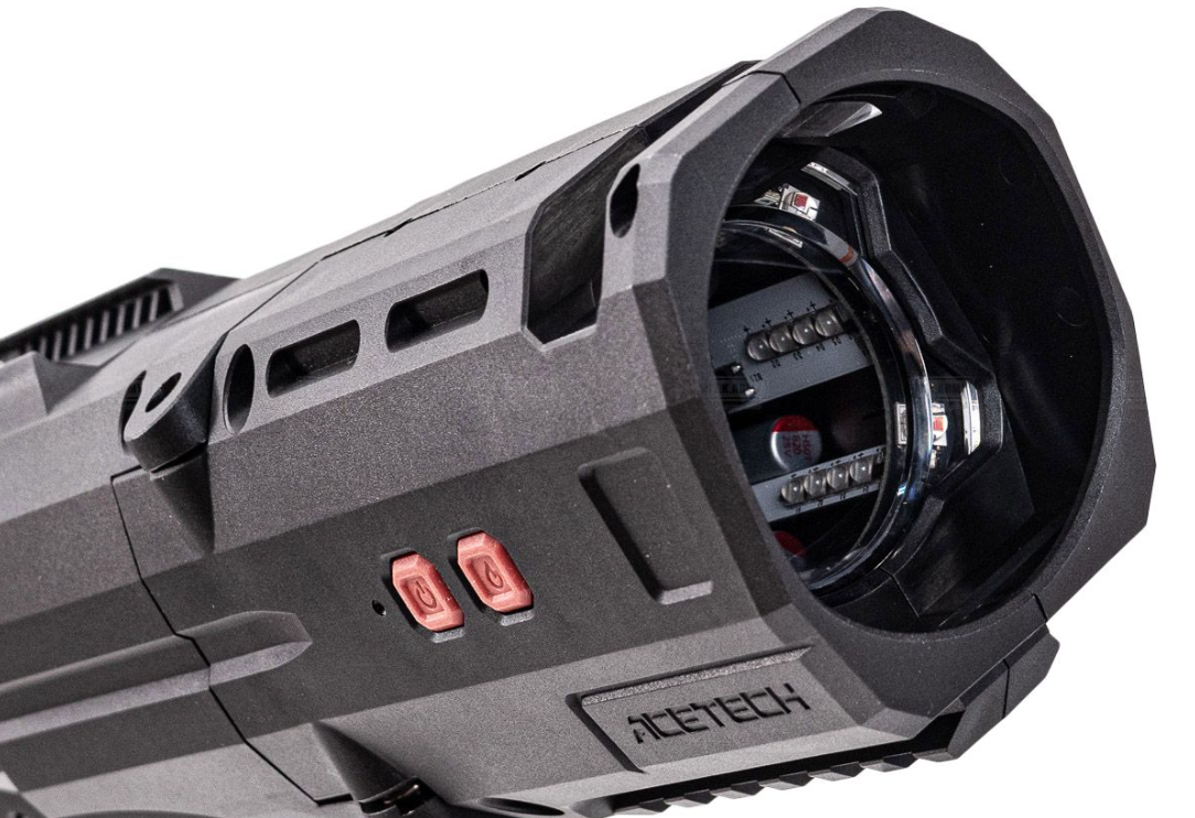 AceTech Volcano Tracer 40mm. Grenade Launcher with RGB Color Flame Effect & Built-In Rechargeable Tracer Unit by AceTech