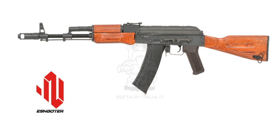 AK74 Full Wood & Steel ETU Electronic Trigger Unit V3 Kestrel by Cyma Platinum
