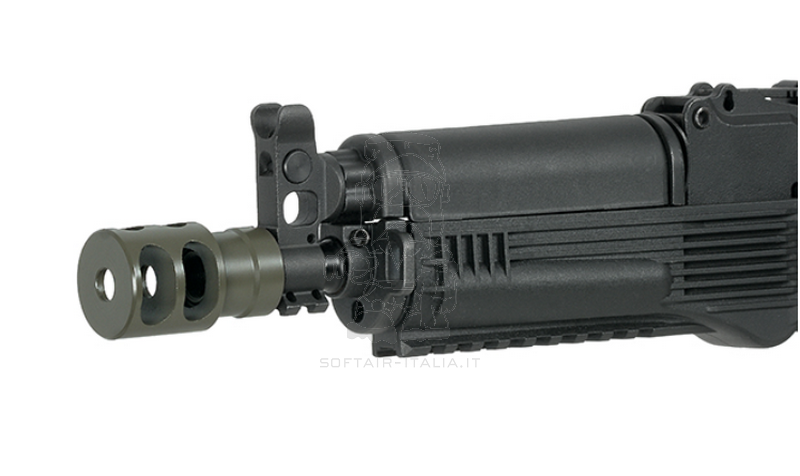 AK "Grizzly" Metal Muzzle Brake Spegnifiamma 14mm CCW by Cyma