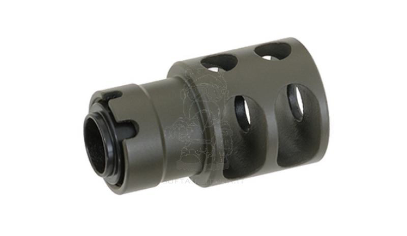 AK "Grizzly" Metal Muzzle Brake Spegnifiamma 14mm CCW by Cyma