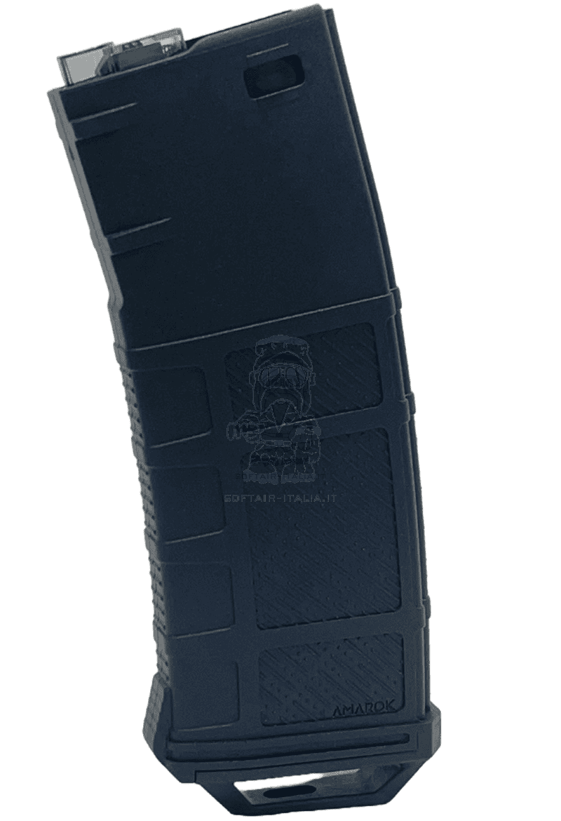 Amarok 250bb AM250-A2 AR15 - M4 - Aeg & HPA Smoke Top Black Version Fast Feed Magazine Caricatore Monofilare by Amarok