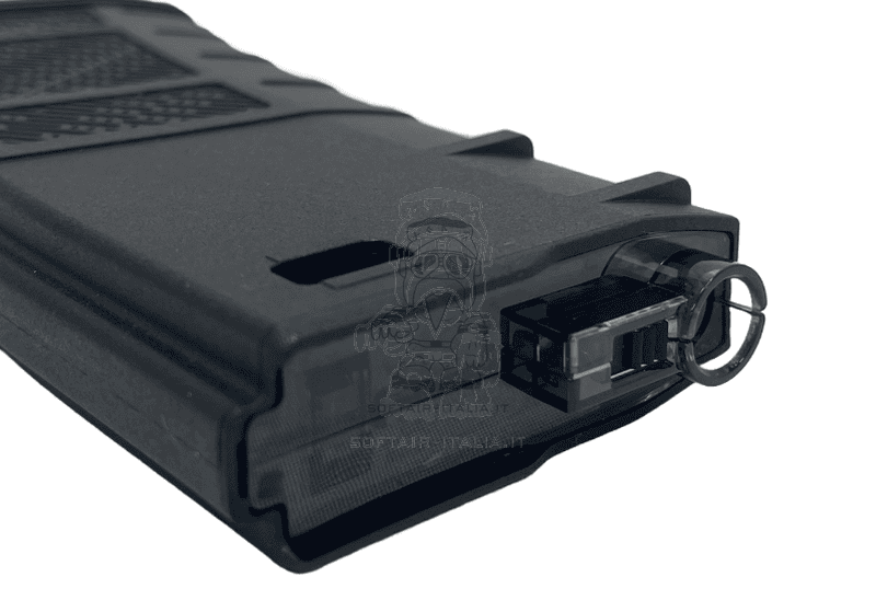 Amarok 250bb AM250-A2 AR15 - M4 - Aeg & HPA Smoke Top Black Version Fast Feed Magazine Caricatore Monofilare by Amarok