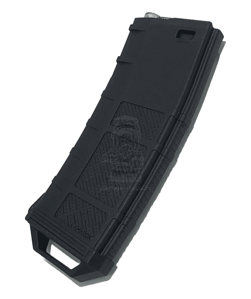 Amarok 250bb AM250-A2 AR15 - M4 - Aeg & HPA Smoke Top Black Version Fast Feed Magazine Caricatore Monofilare by Amarok