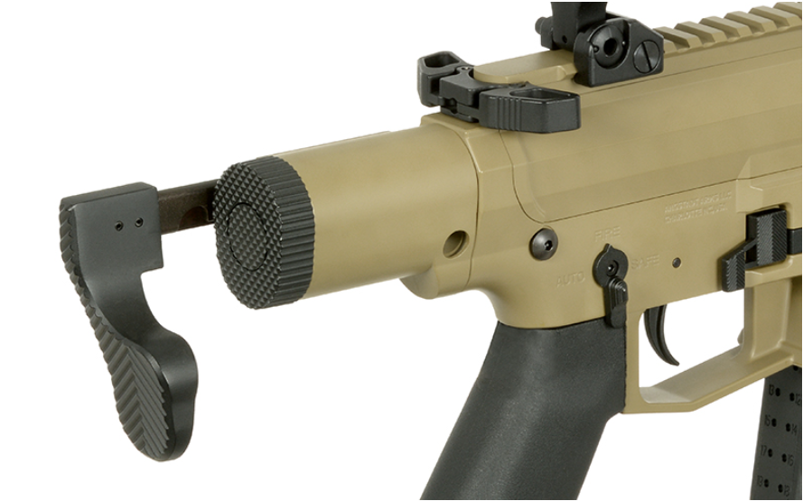Angstadt Arms > EMG SCW-9 G3 Desert Tan DE Dark Earth Full Metal Submachine AEG by S&T > EMG > Angstadt Arms by S&T > EMG > Angstadt Arms