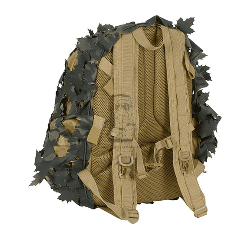 BackPack Camo Cover 3D Laser Cut 20 > 40L MB Multicam Black by 8Fields