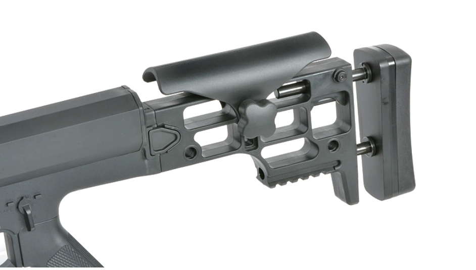 Barret M98B MRAD Full Metal Spring Bolt Action Airsoft Folding Stock Rifle by Snow Wolf