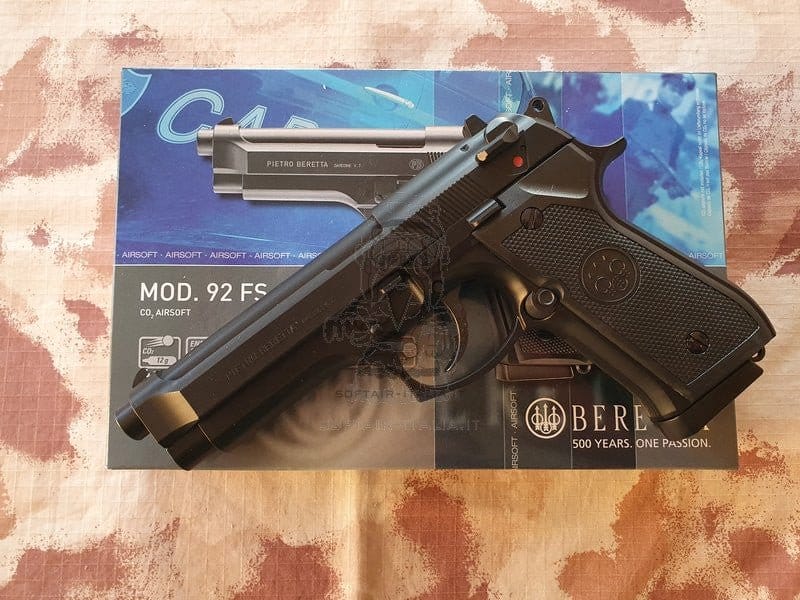 Beretta 92FS NBB Co2 Scritte e Loghi Originali by Umarex