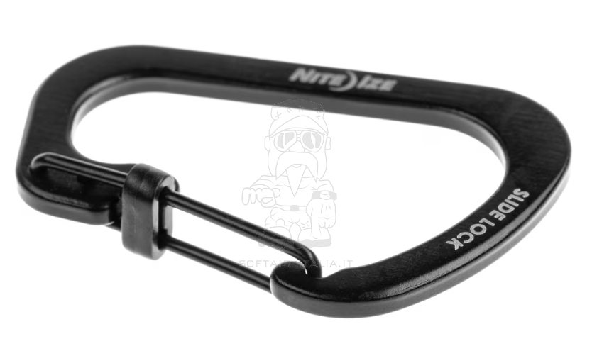 Carabiner - Moschettone Slidelock Steel #2 in Acciaio portata 4,5kg by Nite Ize