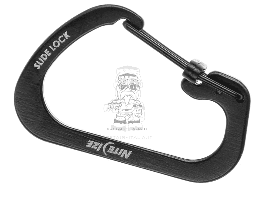 Carabiner - Moschettone Slidelock Steel #2 in Acciaio portata 4,5kg by Nite Ize