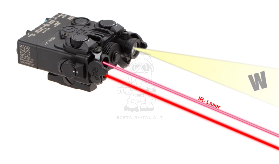 DBAL A2 IR + Red Laser & White Illuminator by Element