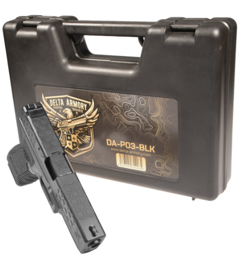Delta Armory G17 Type P17 Mod P03 Metal Slide GBB Gas Blow Back Airsoft Pistol by Delta Armory