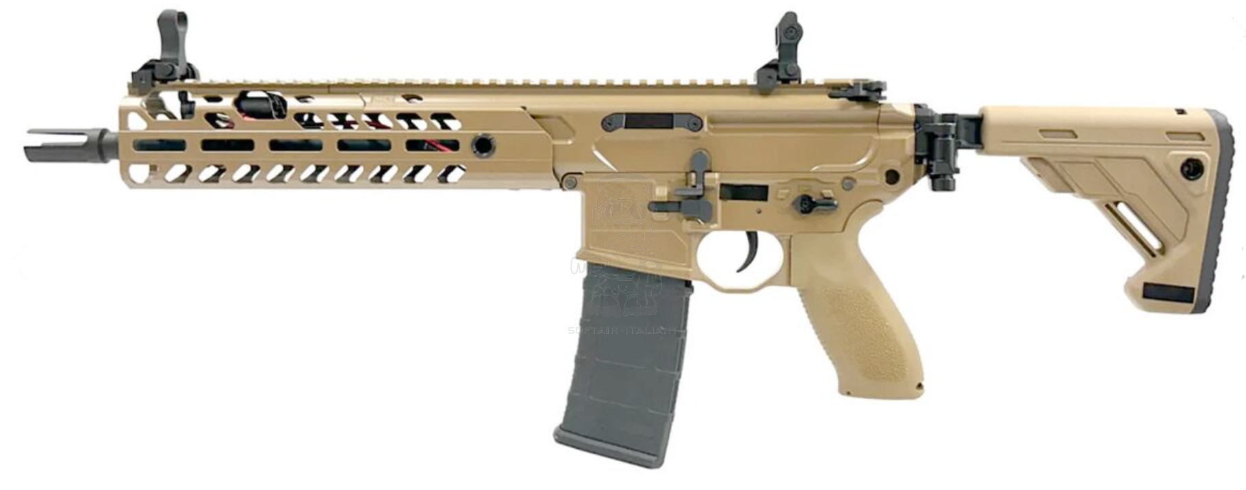 E&C MCX Virtus 10" Type ETU Folding Stock AEG FDE Flat Dark Earth Version by E&C