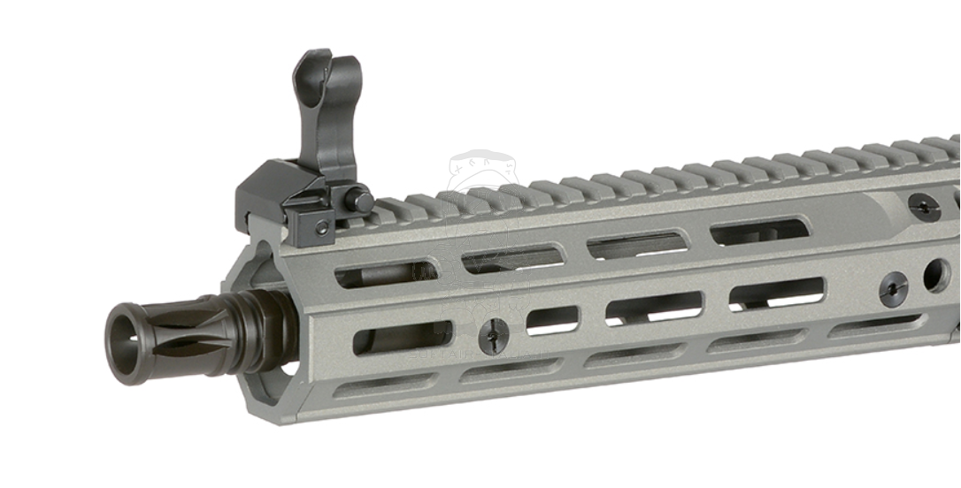 EMG > Cyma Platinum MK18 Daniel Defense RIII 10.3inc Eshooter ETU Grey - Red Version by Cyma > Platinum - EMG
