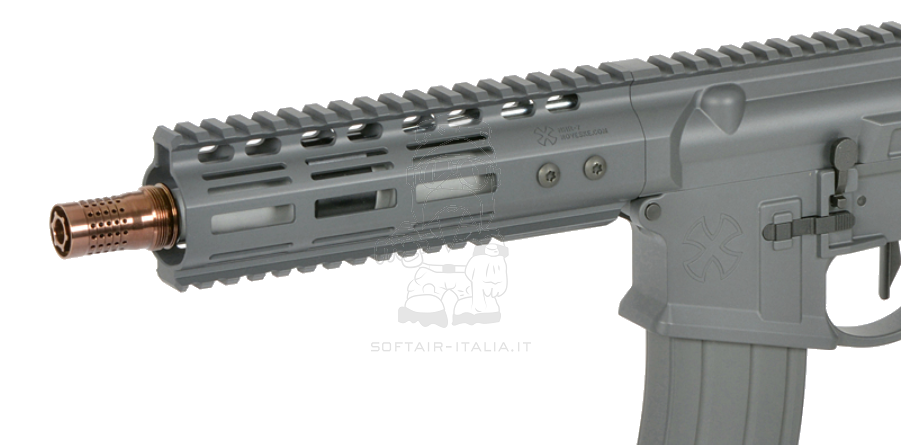 EMG NOVESKE MWS Gen3 N4 Ghetto Blaster PDW 7inch GBBR Urban Grey Version by Double Eagle EMG
