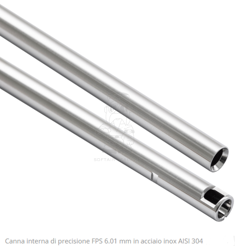 FPS 6,01 x 247mm. Steel Inner Barrel Canna Interna di Precisione in Acciaio Inox AISI 304 by FPS