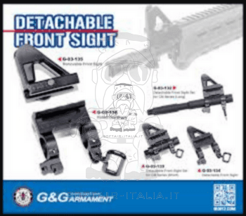 G&G M4 Detachable Front Sight Delta di Mira Amovibile by G&G