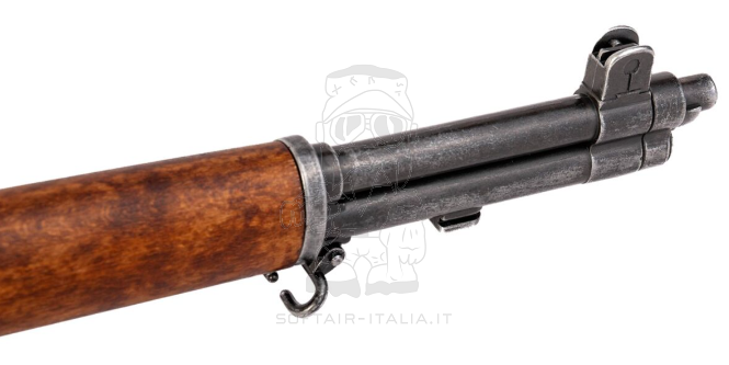 Garand M1 Antiqued Used Version Full Wood & Metal Inerte by Denix