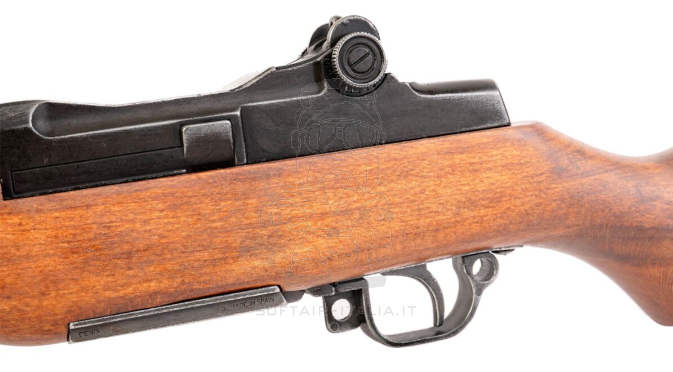 Garand M1 Antiqued Used Version Full Wood & Metal Inerte by Denix