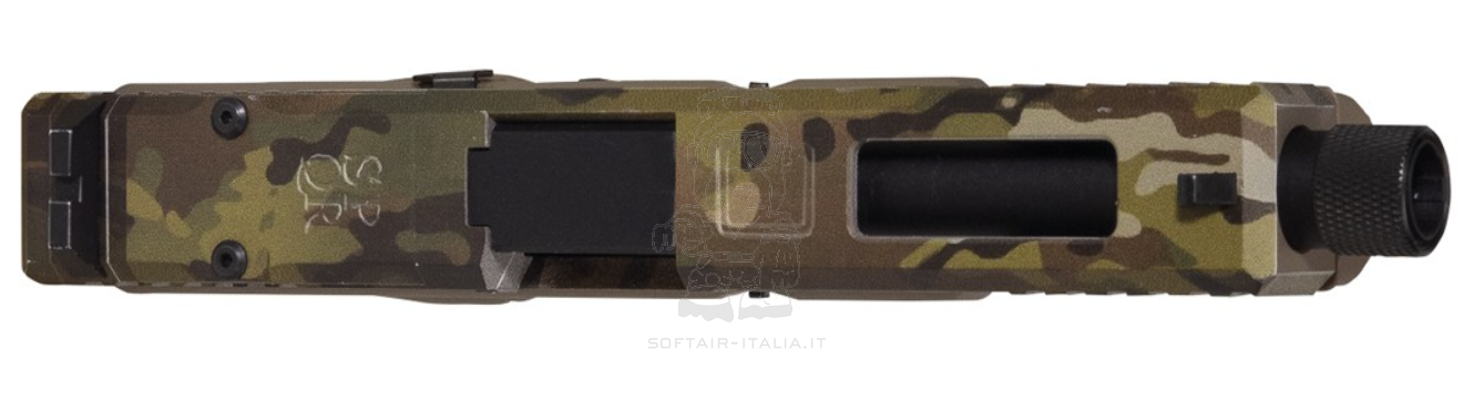 Gladius Magna III Co2 GBB G17 Type RMR Dual Color Mc Multicam - Desert Tan Dark Earth Metal Slide by Secutor Arms